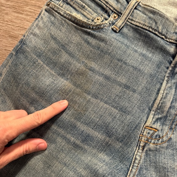 Abercrombie & Fitch Jeans Mens 34 Blue Denim Rustin Athletic Slim Stretch 34x26 - Picture 3 of 12